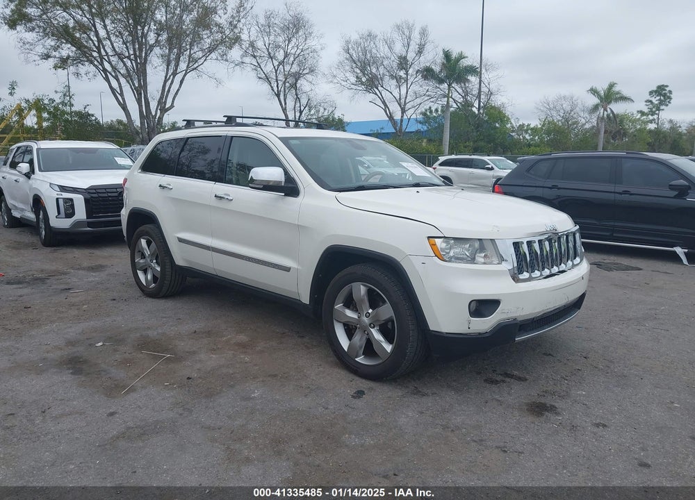2012 JEEP GRAND CHEROKEE OVERLAND VIN: 1C4RJECT8CC247051