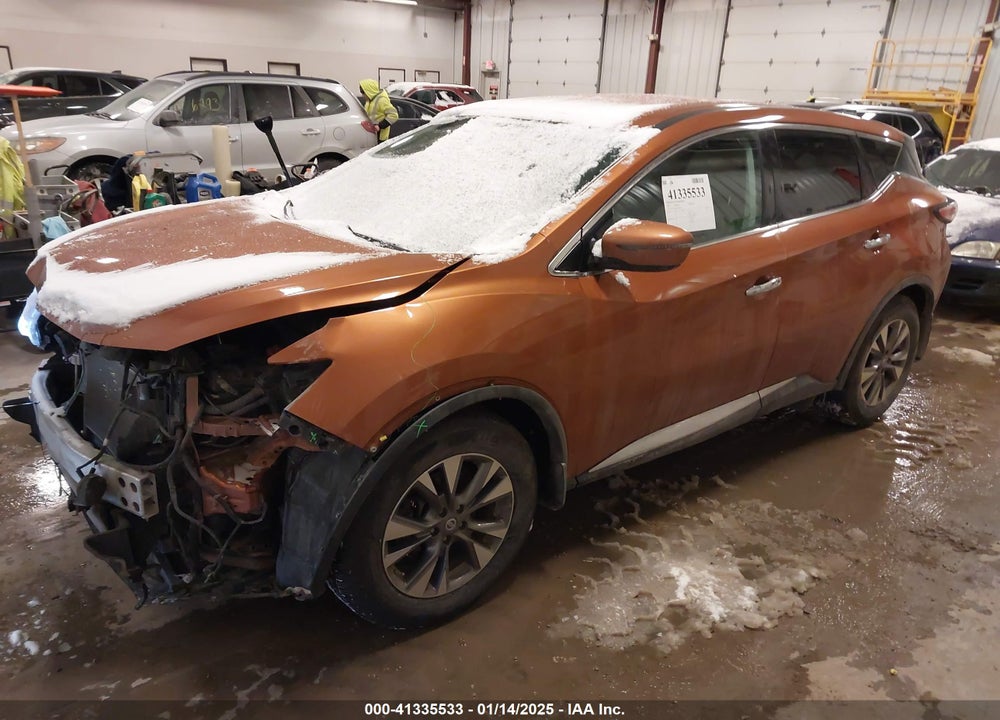 2016 NISSAN MURANO S VIN: 5N1AZ2MH1GN108187