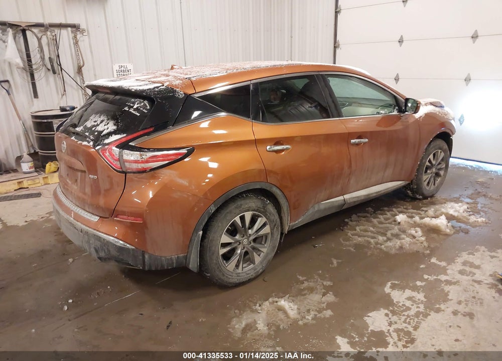 2016 NISSAN MURANO S VIN: 5N1AZ2MH1GN108187