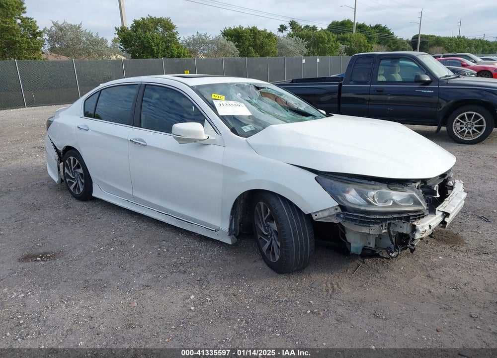 2016 HONDA ACCORD EX-L VIN: 1HGCR2F85GA109863