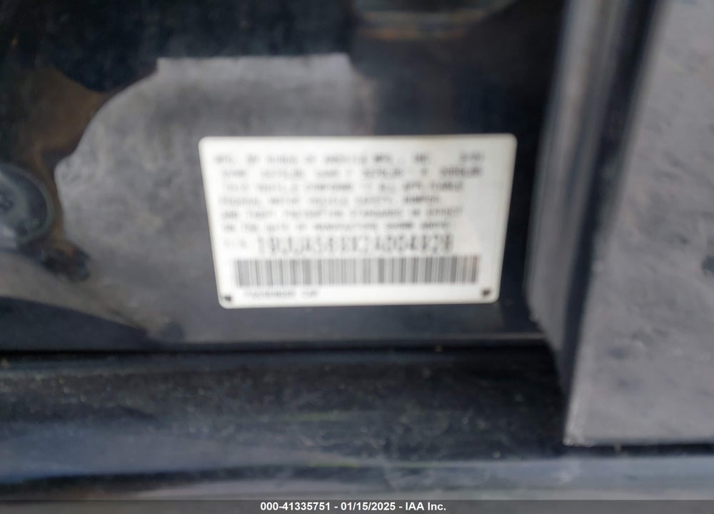 2002 ACURA TL VIN: 19UUA569X2A004928