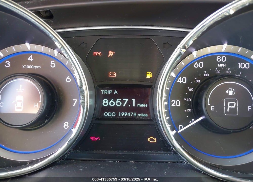 2012 HYUNDAI SONATA VIN: 5NPEB4AC7CH409328