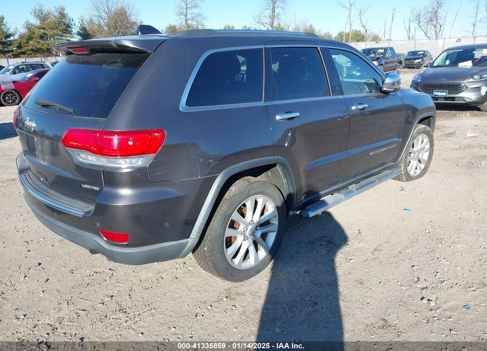 2017 JEEP GRAND CHEROKEE LIMITED 4X4 VIN: 1C4RJFBG5HC821896