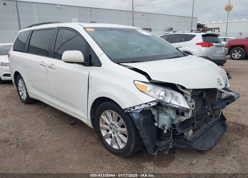 2012 TOYOTA SIENNA XLE LIMITED VIN: 5TDYK3DCXCS229015