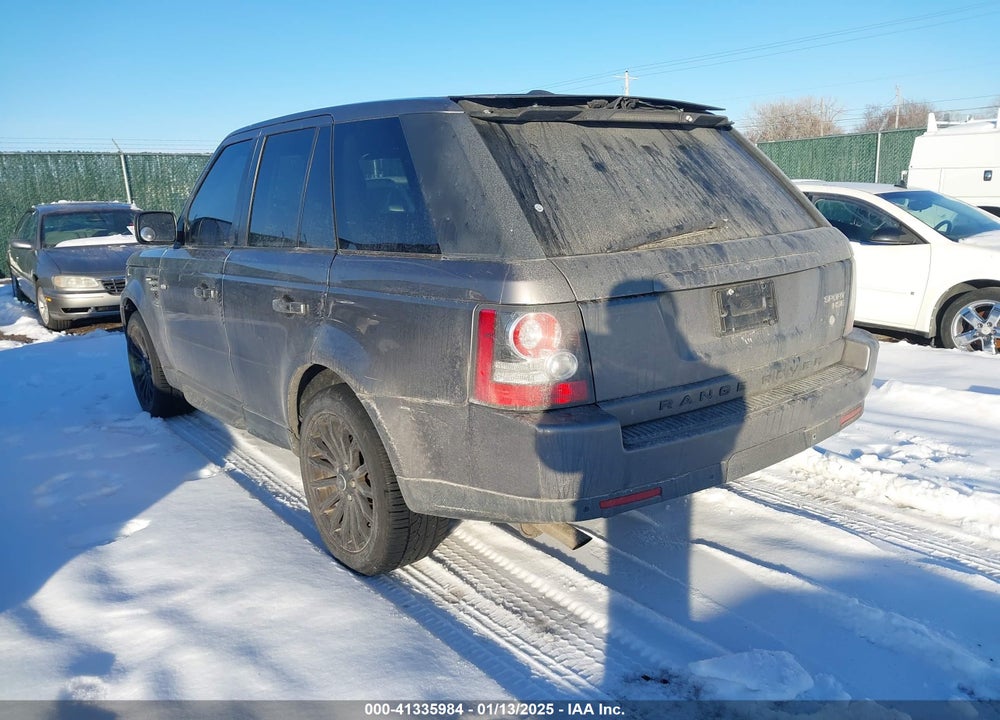 2011 LAND ROVER RANGE ROVER SPORT HSE VIN: SALSF2D40BA270058