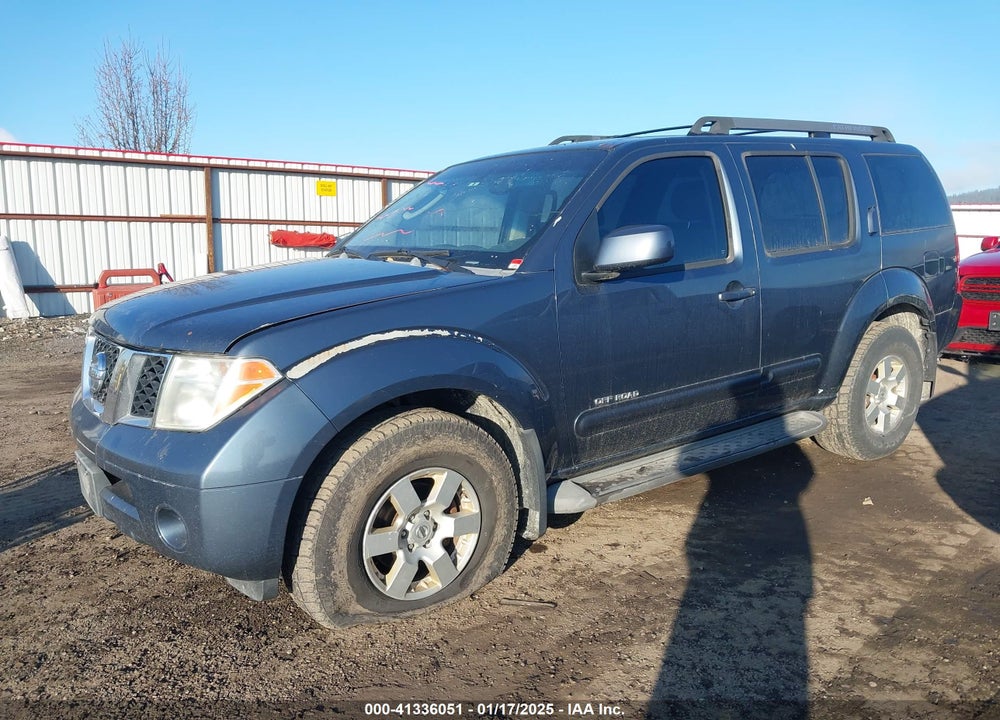 2005 NISSAN PATHFINDER SE OFF ROAD VIN: 5N1AR18W85C787094