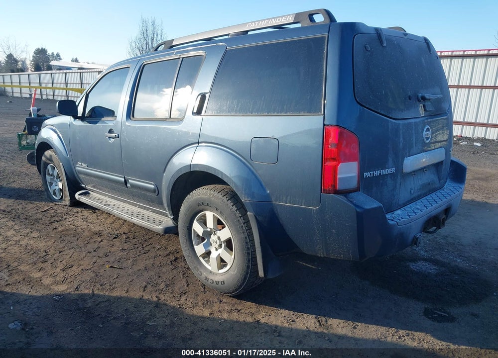 2005 NISSAN PATHFINDER SE OFF ROAD VIN: 5N1AR18W85C787094