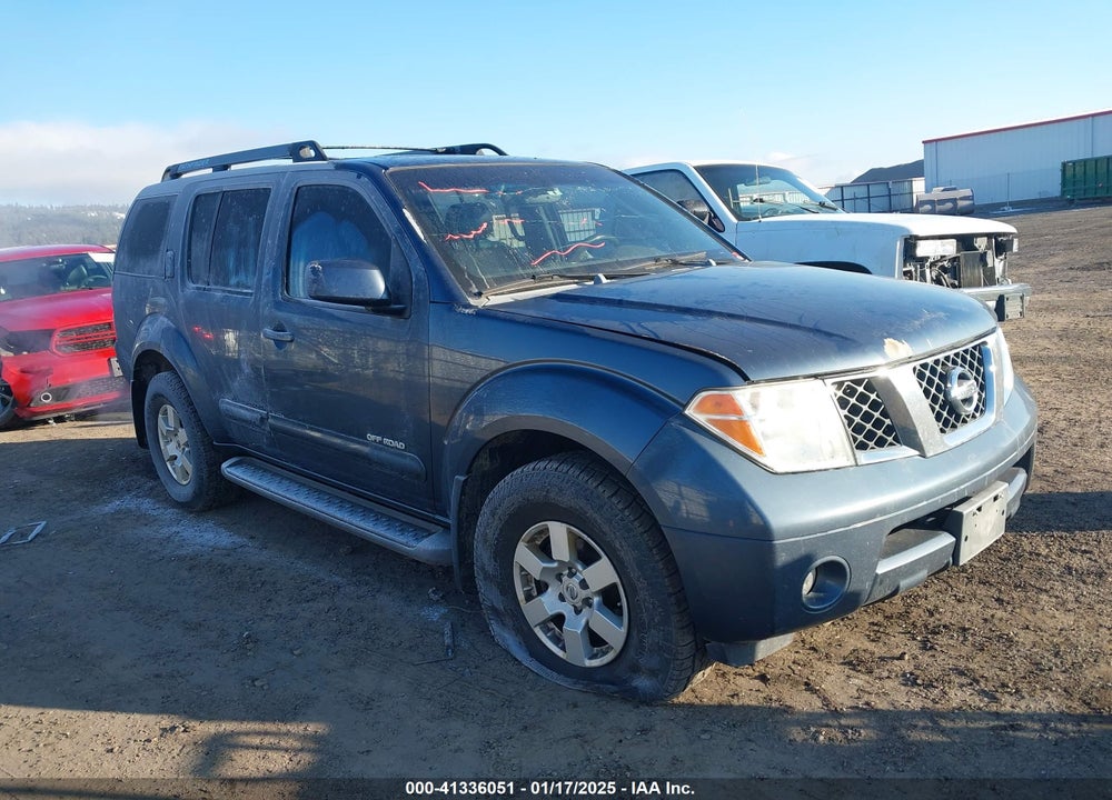2005 NISSAN PATHFINDER SE OFF ROAD VIN: 5N1AR18W85C787094