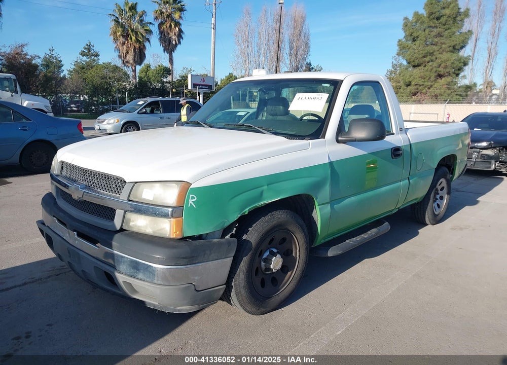 2005 CHEVROLET SILVERADO 1500 WORK TRUCK VIN: 1GCEC14V45Z135106