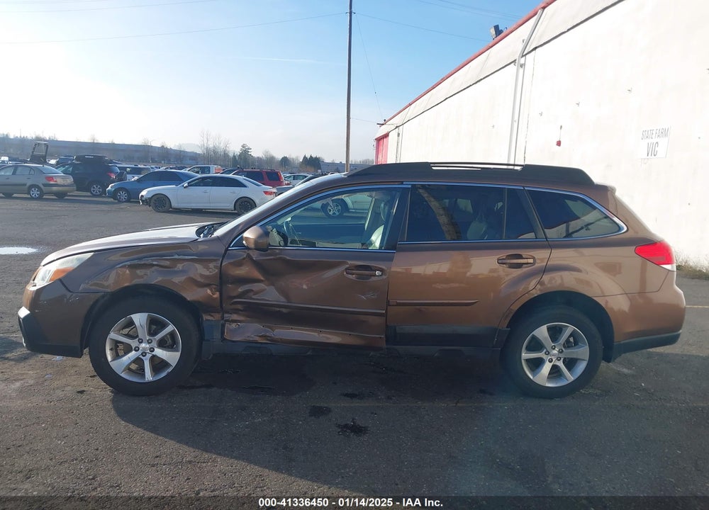 2013 SUBARU OUTBACK 2.5I LIMITED VIN: 4S4BRBKCXD3234356