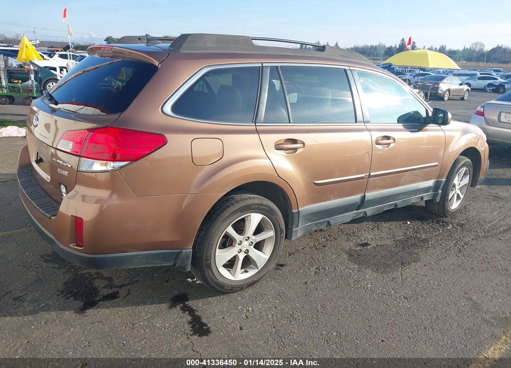 2013 SUBARU OUTBACK 2.5I LIMITED VIN: 4S4BRBKCXD3234356