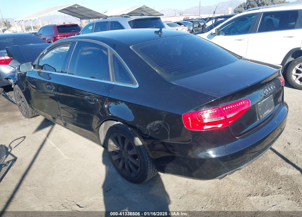 2013 AUDI A4 2.0T PREMIUM VIN: WAUAFAFL9DN043008