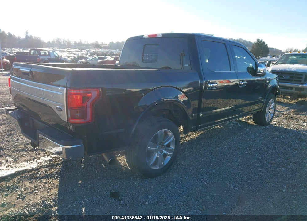 2016 FORD F-150 PLATINUM VIN: 1FTEW1EG1GFD30883