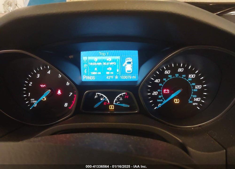 2013 FORD FOCUS VIN: 1FADP3K28DL289619