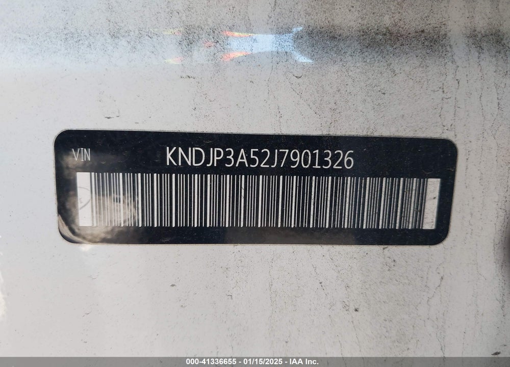 2018 KIA SOUL VIN: KNDJP3A52J7901326
