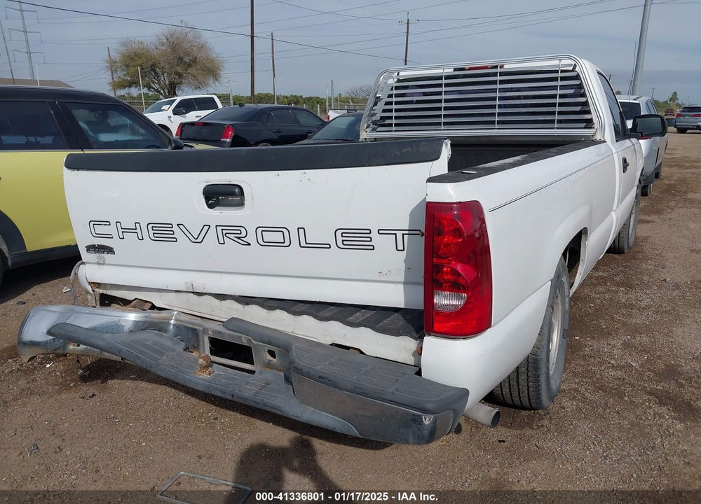 2003 CHEVROLET SILVERADO 1500 WORK TRUCK VIN: 1GCEC14V43Z130744