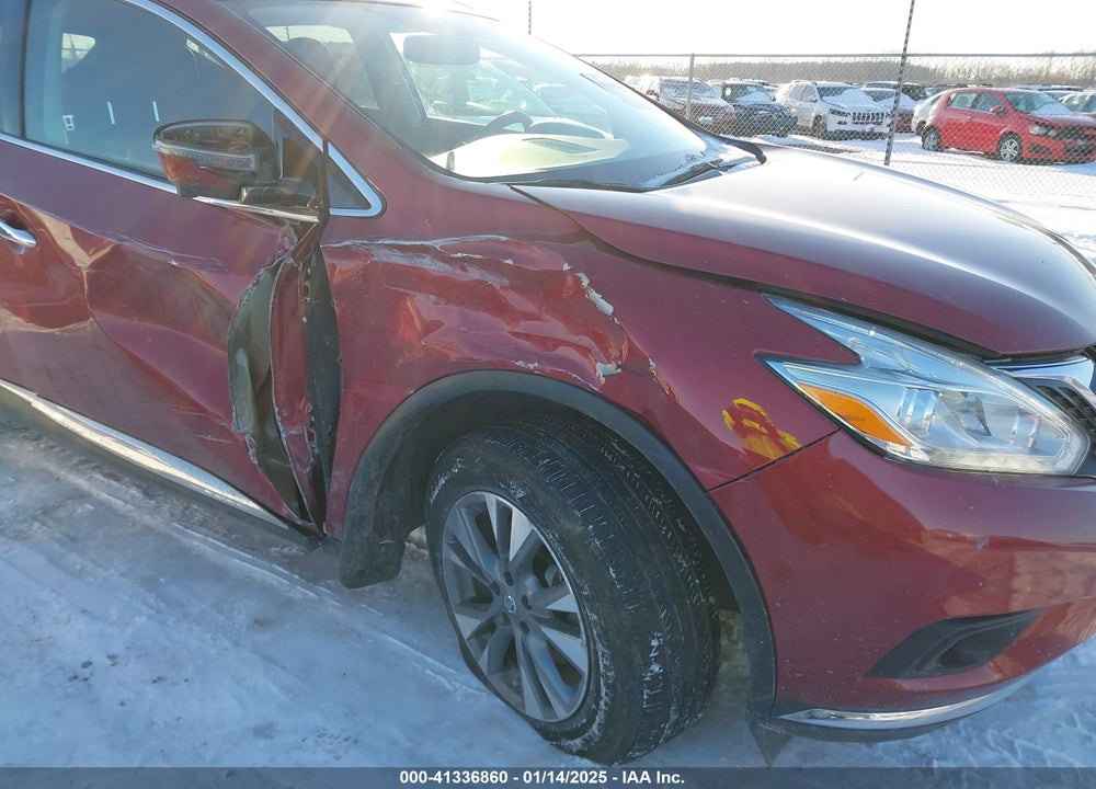2017 NISSAN MURANO SL VIN: 5N1AZ2MH0HN127802