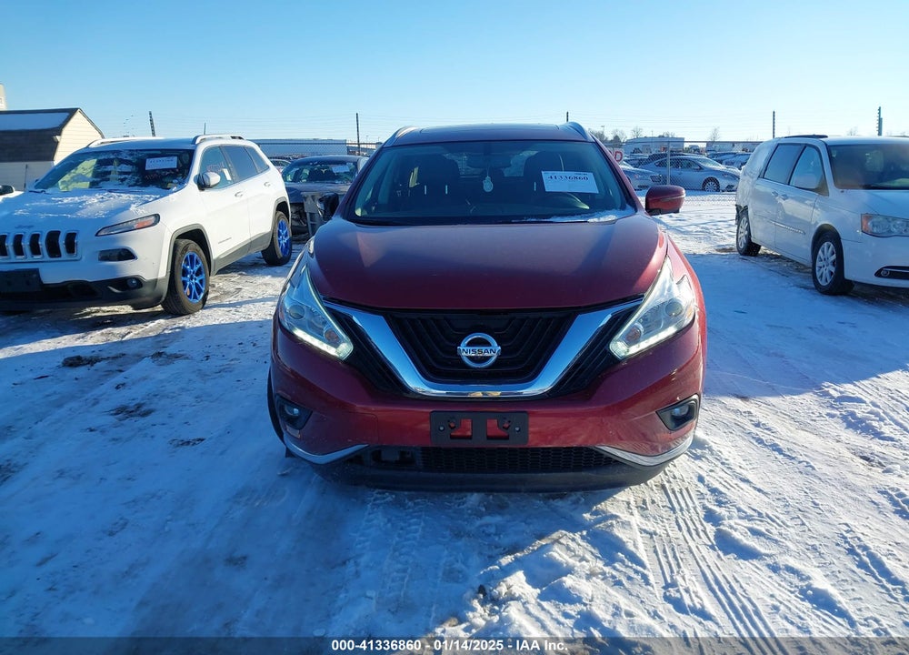 2017 NISSAN MURANO SL VIN: 5N1AZ2MH0HN127802