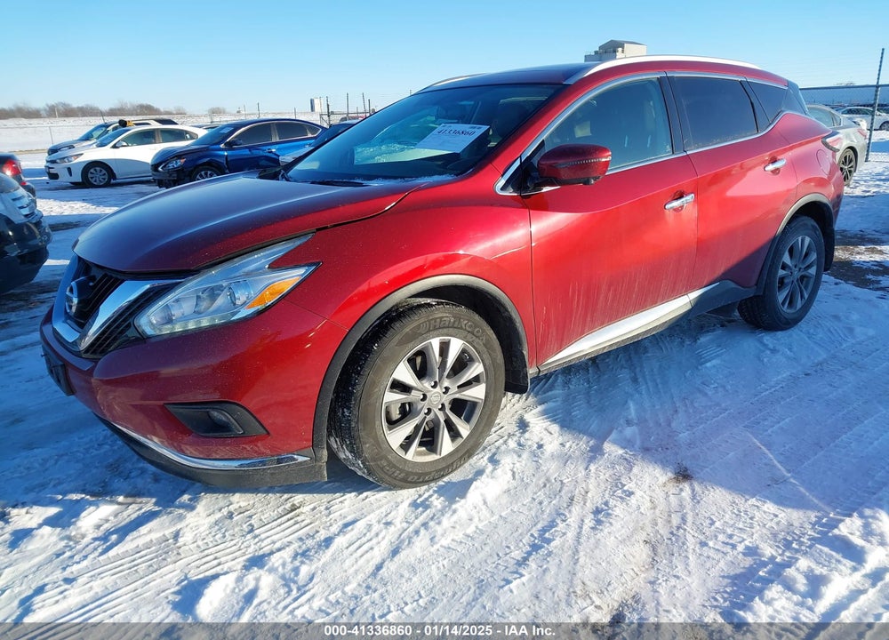 2017 NISSAN MURANO SL VIN: 5N1AZ2MH0HN127802