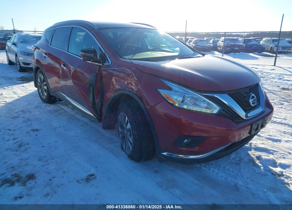 2017 NISSAN MURANO SL VIN: 5N1AZ2MH0HN127802