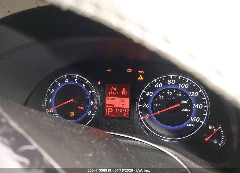 2009 INFINITI G37X VIN: JNKCV61F89M363350