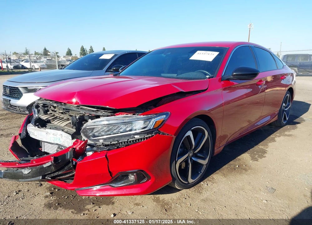 2022 HONDA ACCORD SPORT VIN: 1HGCV1F32NA058751