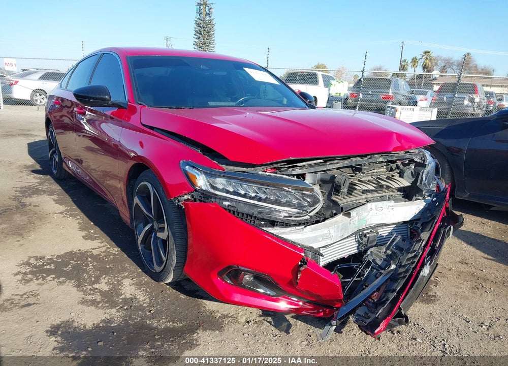 2022 HONDA ACCORD SPORT VIN: 1HGCV1F32NA058751