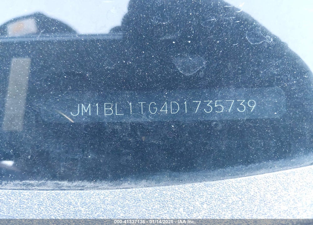 2013 MAZDA MAZDA3 VIN: JM1BL1TG4D1735739