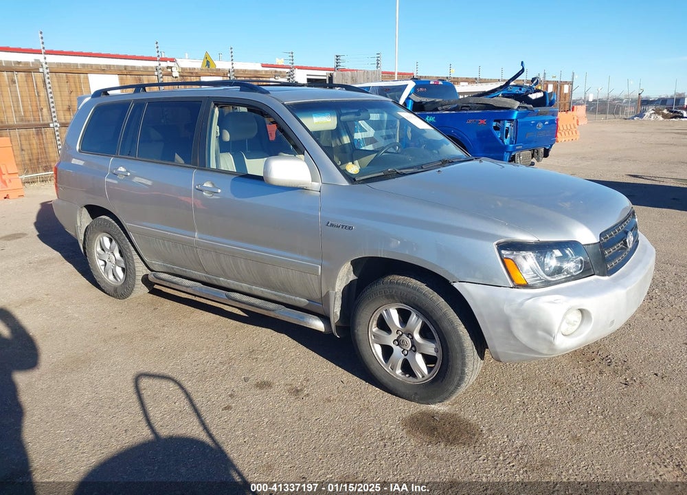 2001 TOYOTA HIGHLANDER V6 VIN: JTEHF21A910016571