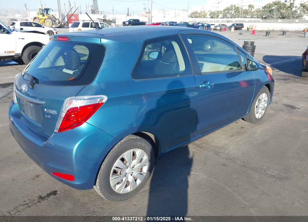 2012 TOYOTA YARIS VIN: JTDJTUD35CD536365