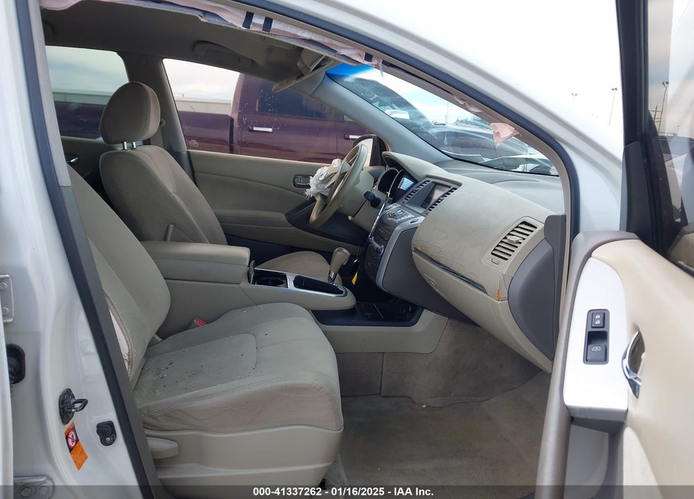 2009 NISSAN MURANO S VIN: JN8AZ18W99W144282