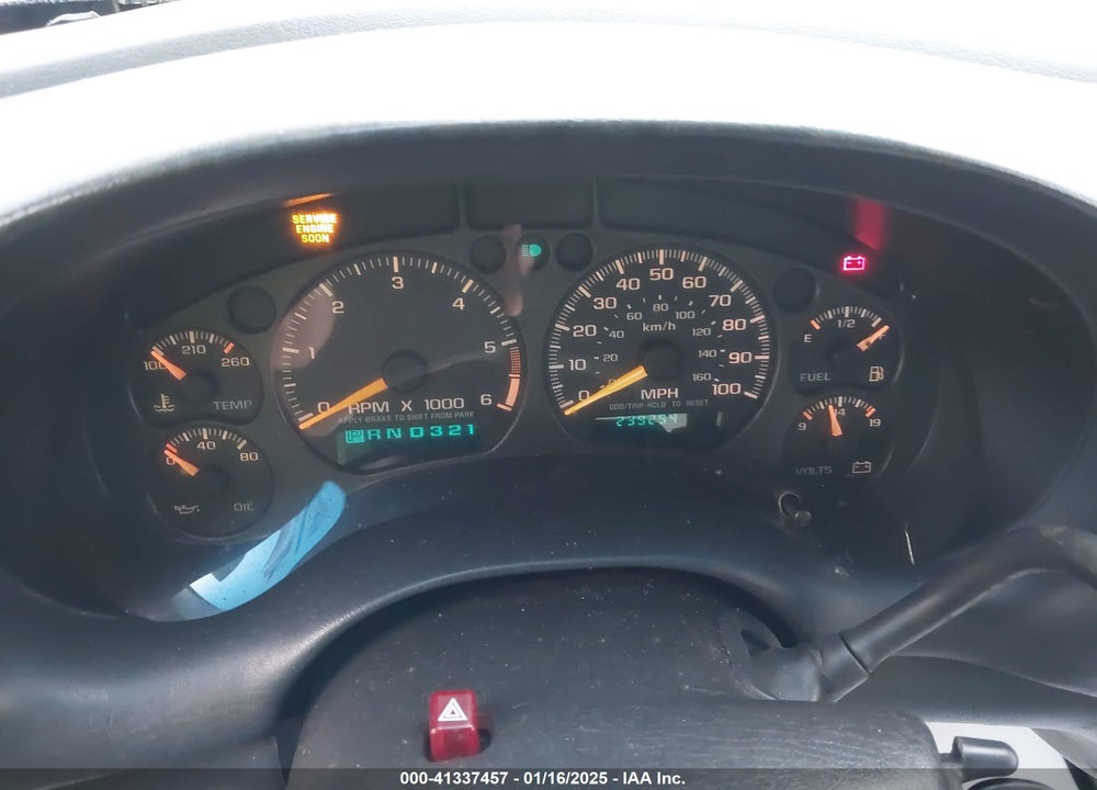 2000 CHEVROLET BLAZER LS VIN: 1GNCT18W6YK294336