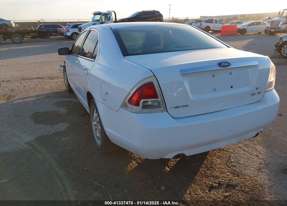 2007 FORD FUSION SEL VIN: 3FAHP08127R121253