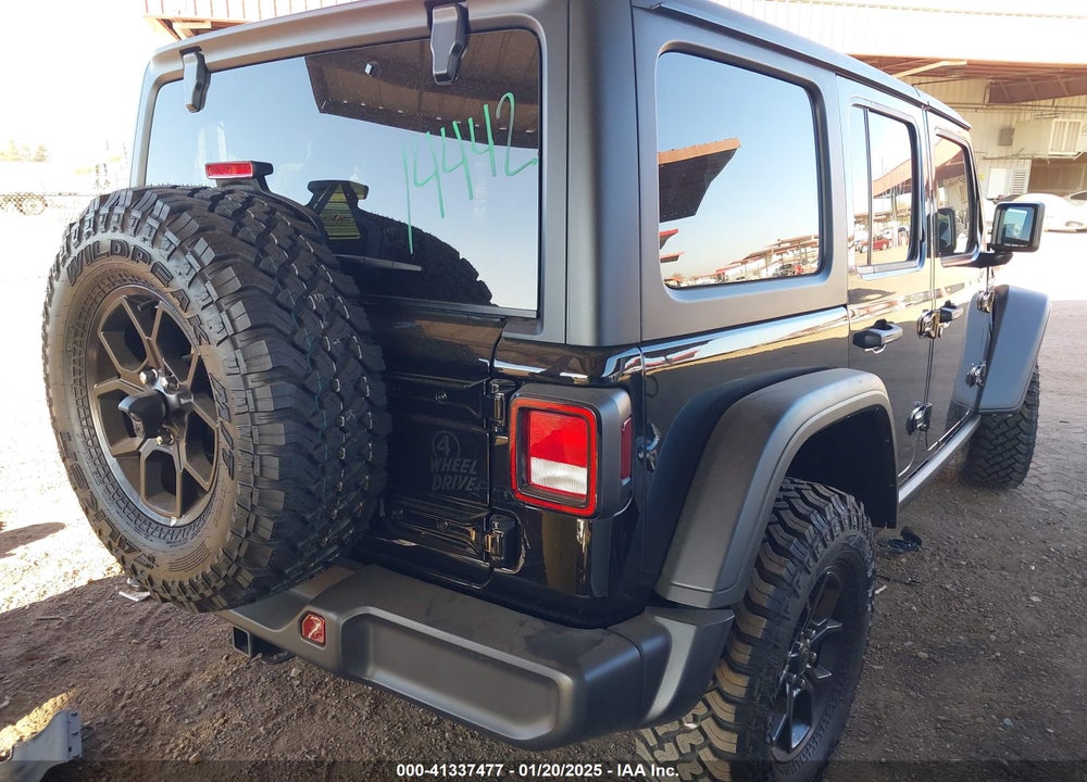 2024 JEEP WRANGLER 4-DOOR WILLYS 4X4 VIN: 1C4PJXDG0RW368703