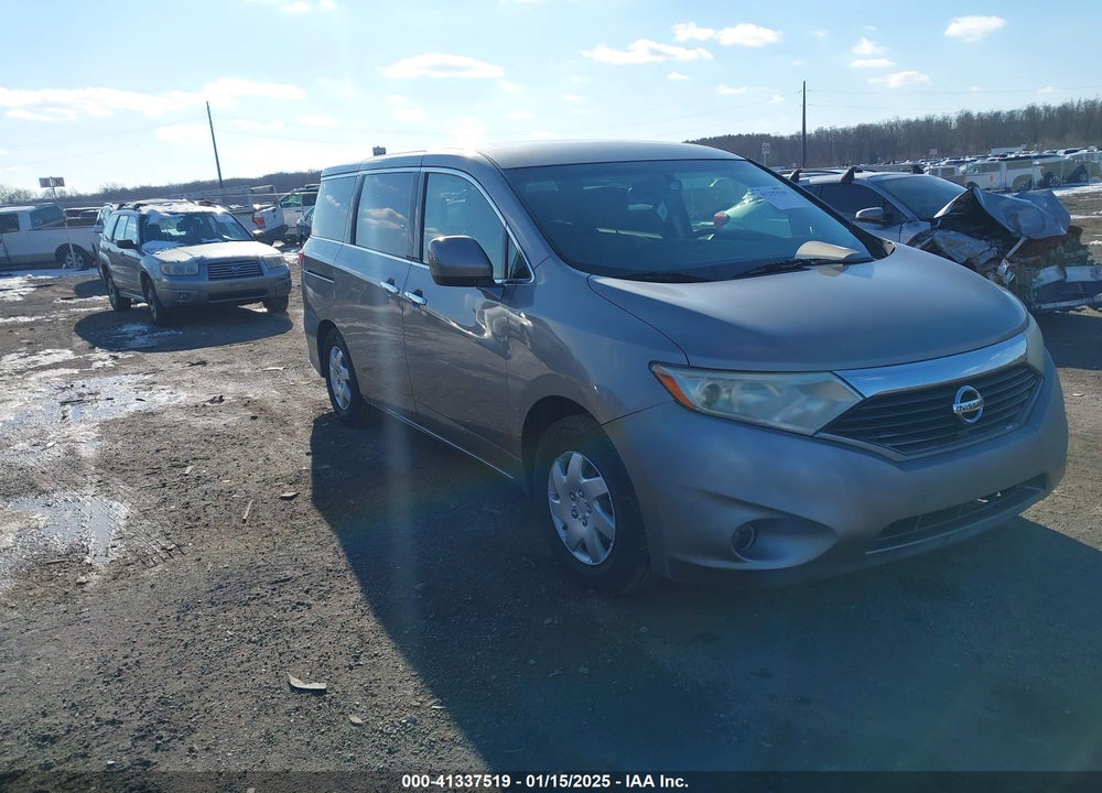 2012 NISSAN QUEST S VIN: JN8AE2KP2C9038698