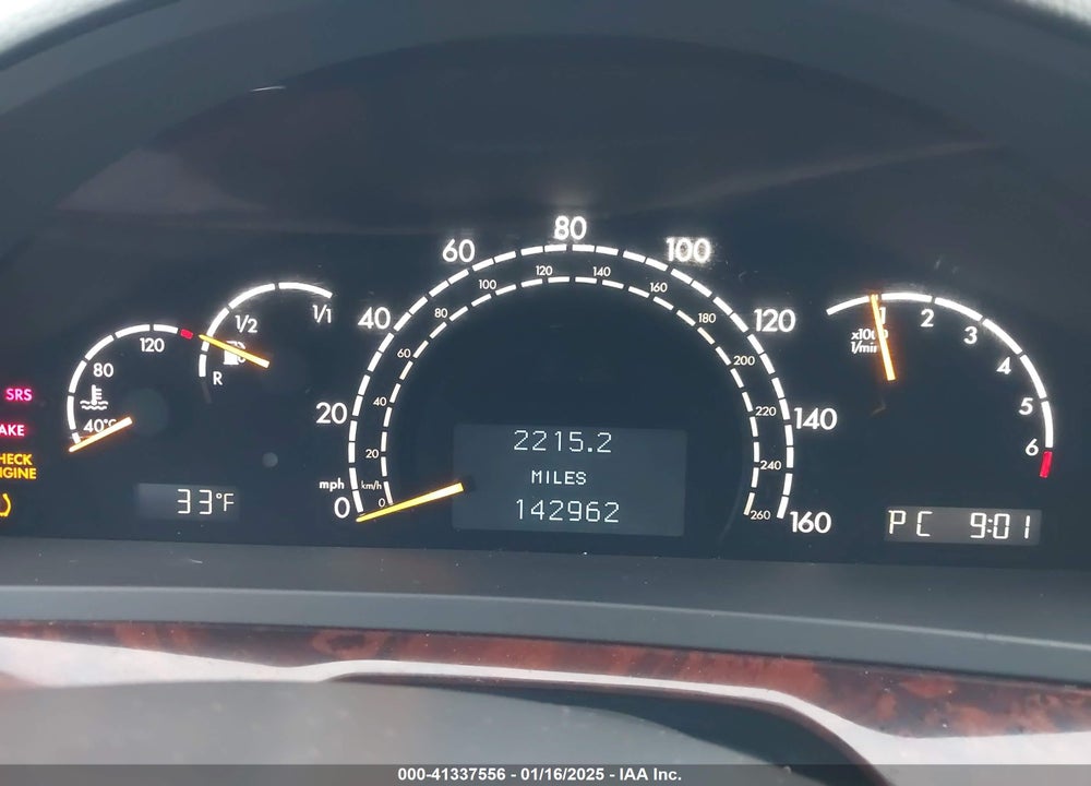 2004 MERCEDES-BENZ S 500 4MATIC VIN: WDBNG84J24A404189