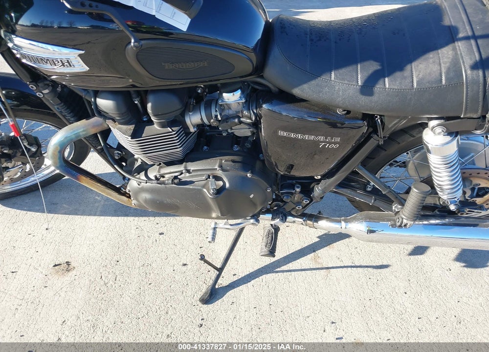 2013 TRIUMPH MOTORCYCLE BONNEVILLE T100 VIN: SMT910K16DT602353
