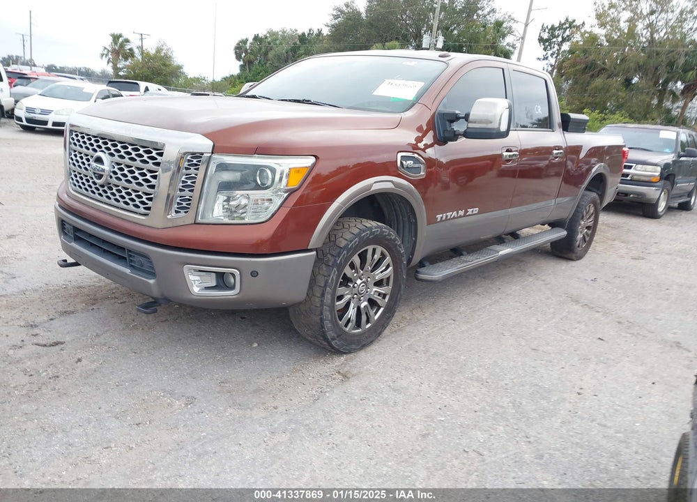 2016 NISSAN TITAN XD PLATINUM RESERVE GAS VIN: 1N6AA1F41GN507985