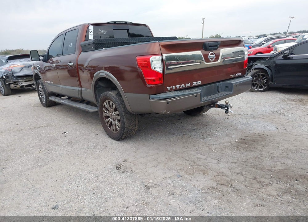 2016 NISSAN TITAN XD PLATINUM RESERVE GAS VIN: 1N6AA1F41GN507985