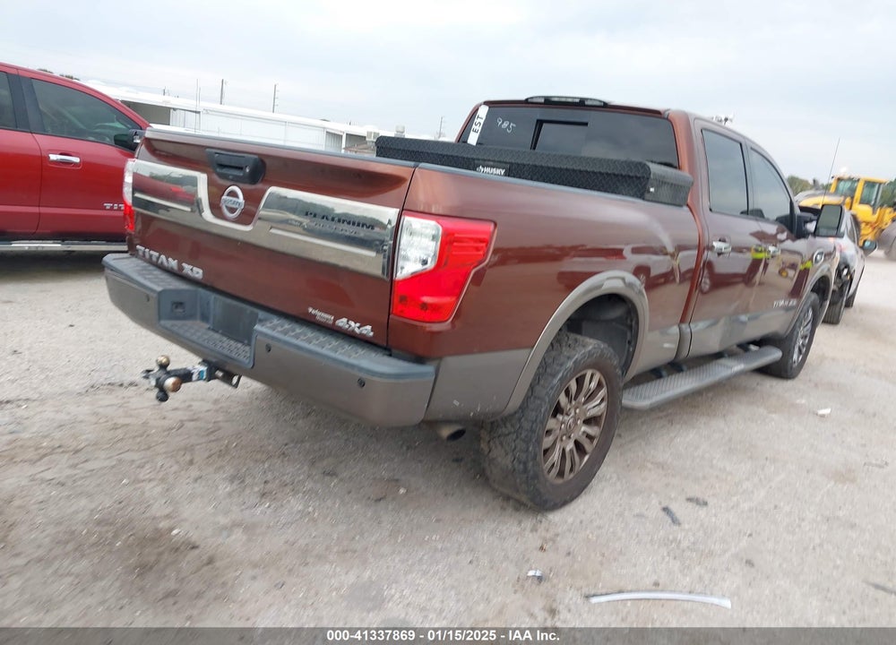 2016 NISSAN TITAN XD PLATINUM RESERVE GAS VIN: 1N6AA1F41GN507985