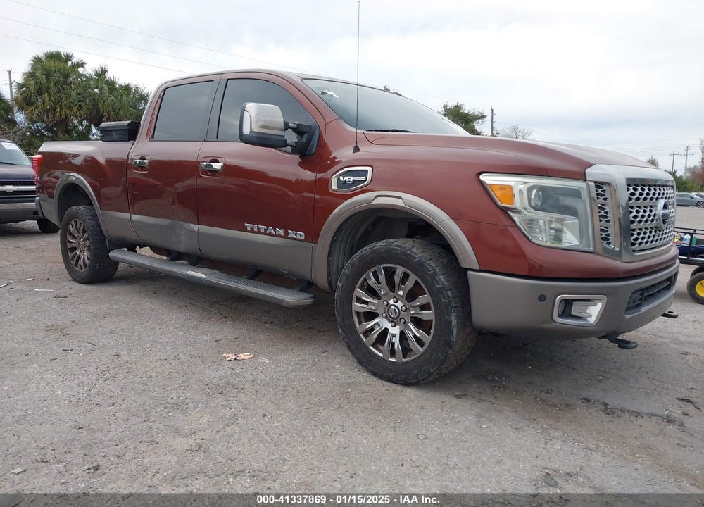 2016 NISSAN TITAN XD PLATINUM RESERVE GAS VIN: 1N6AA1F41GN507985