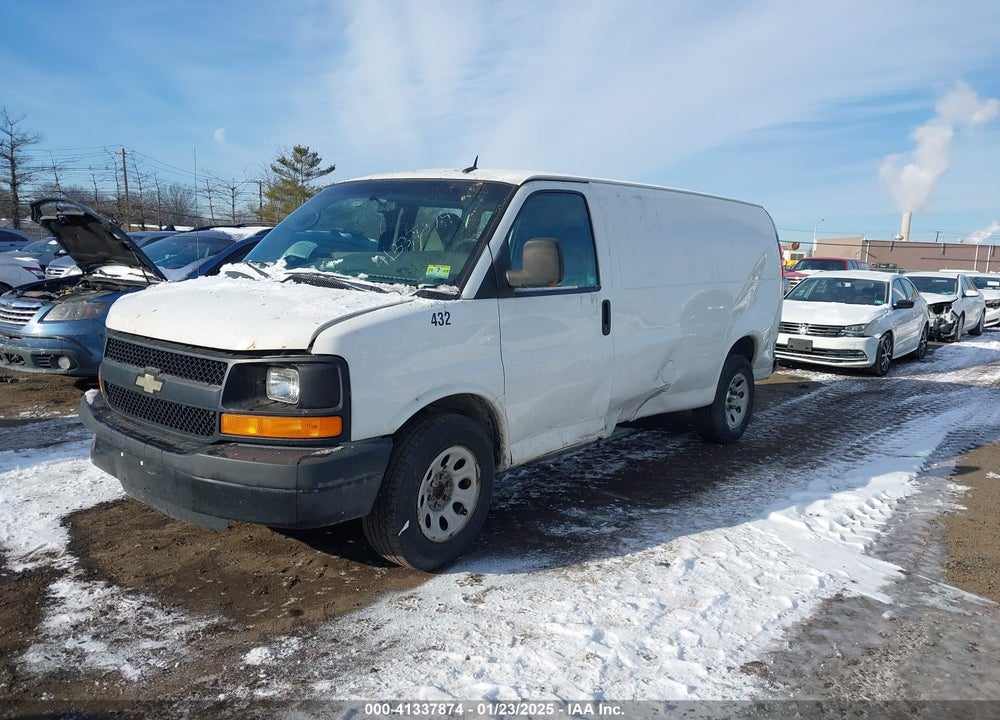 2013 CHEVROLET EXPRESS 1500 WORK VAN VIN: 1GCSGAFX2D1160217