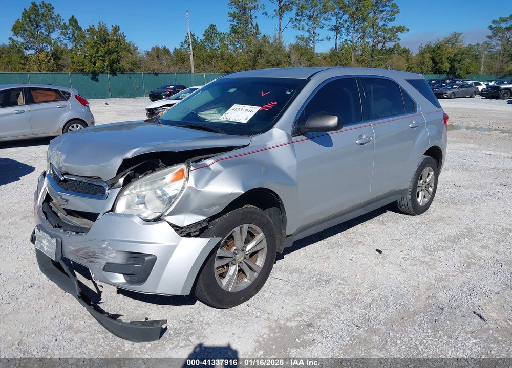 2012 CHEVROLET EQUINOX LS VIN: 2GNALBEK3C6221354