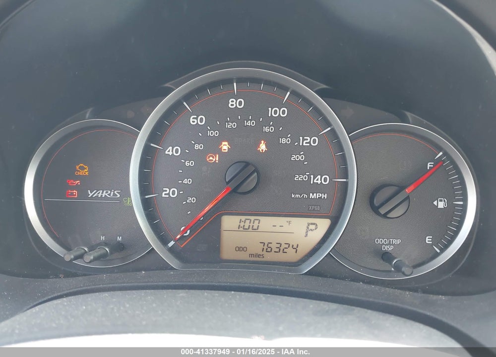 2013 TOYOTA YARIS LE VIN: JTDKTUD34DD554507