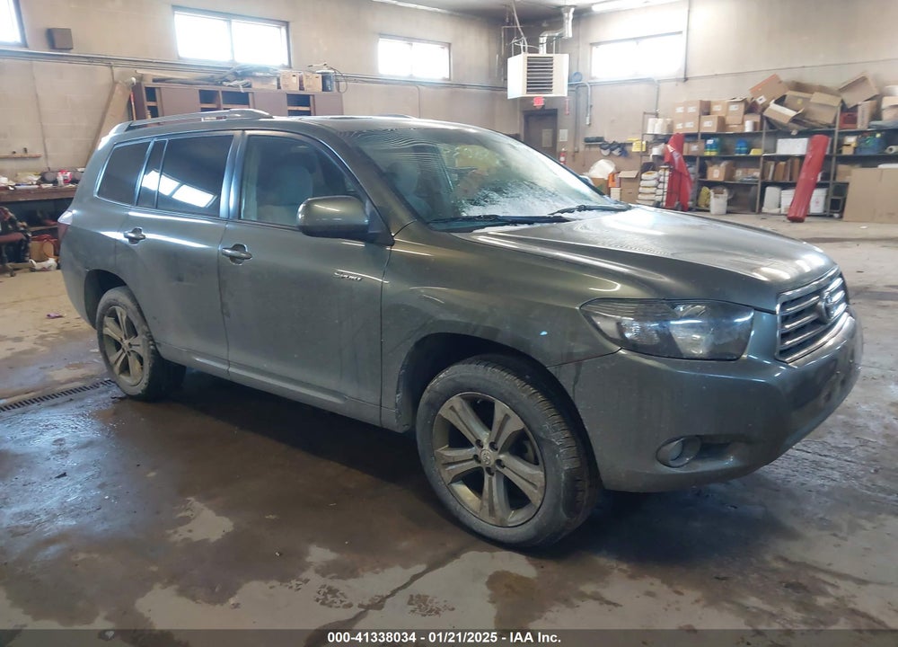 2008 TOYOTA HIGHLANDER SPORT VIN: JTEES43A082014374
