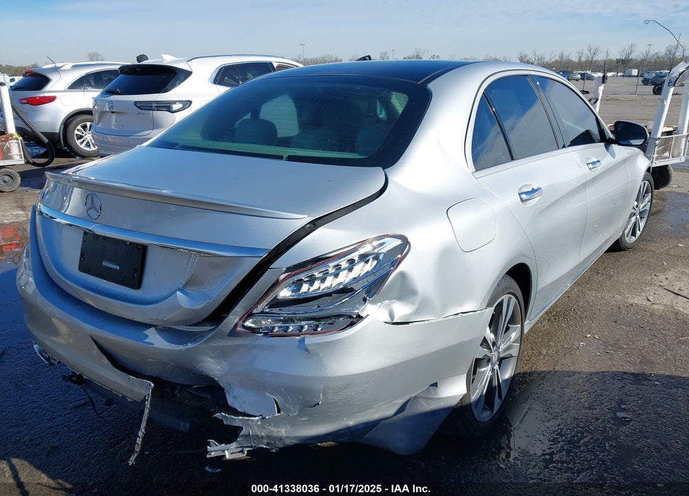 2017 MERCEDES-BENZ C CLASS VIN: WDDWF4JB5HR237273