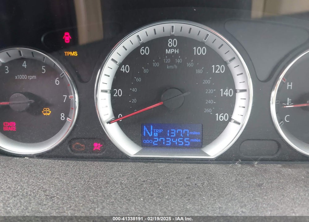 2009 HYUNDAI SONATA VIN: 5NPEU46F49H469962
