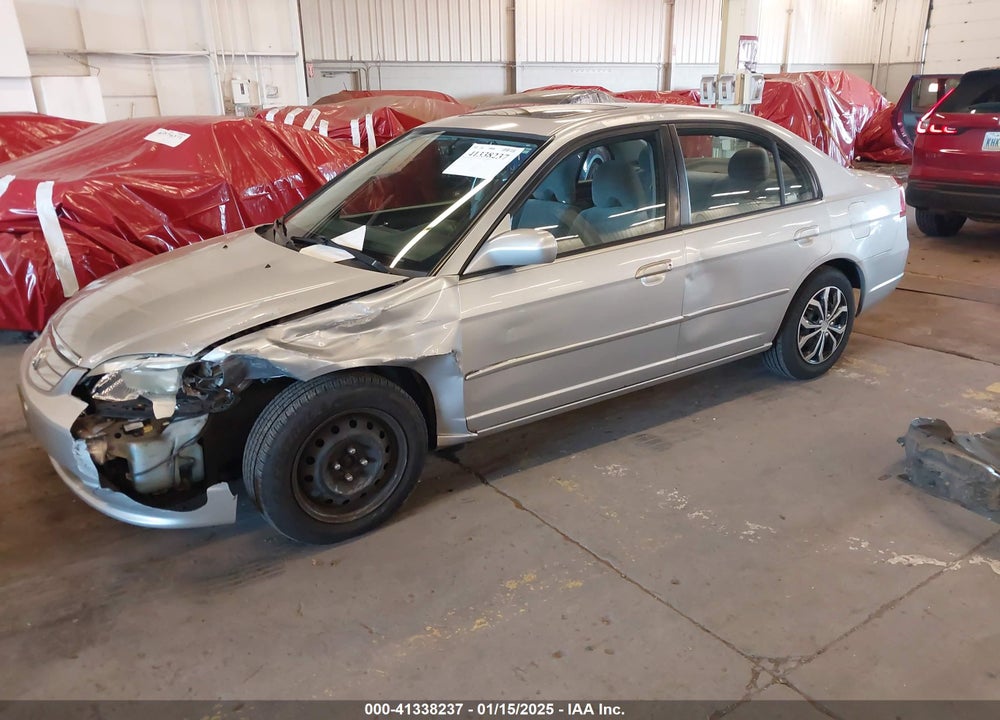 2003 HONDA CIVIC EX VIN: 1HGES26843L033564