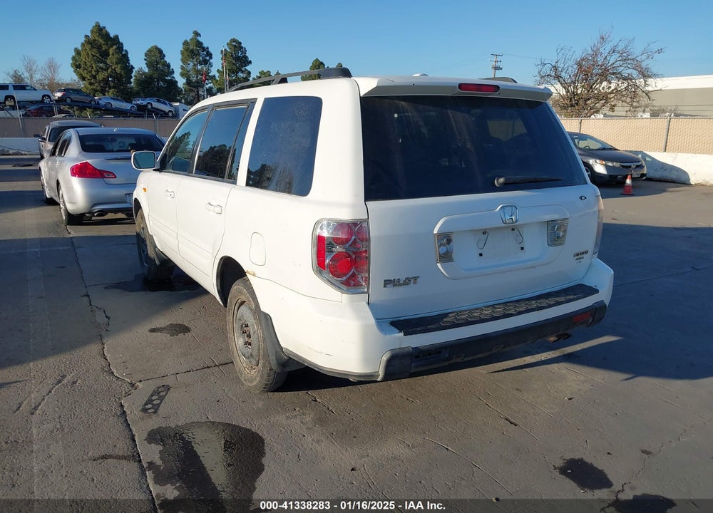 2006 HONDA PILOT EX-L VIN: 2HKYF18586H557936