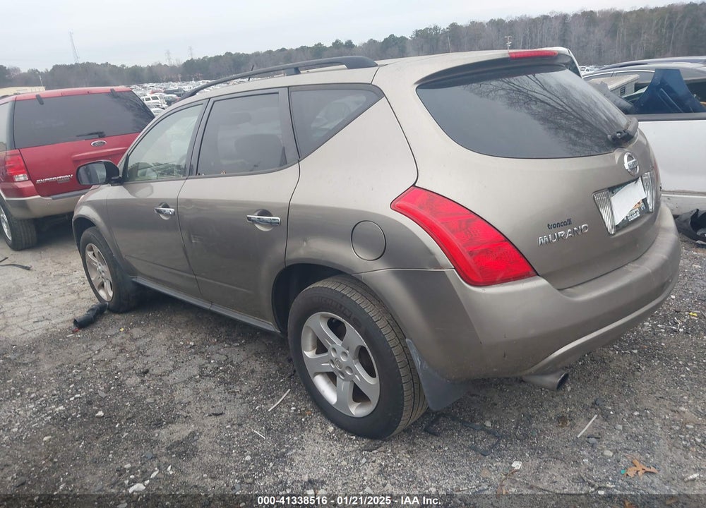 2004 NISSAN MURANO SL VIN: JN8AZ08T04W208458